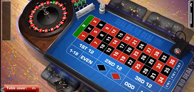 Deal or No Deal Roulette table