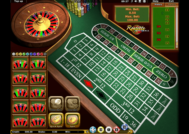 3d roulette on mobile screen