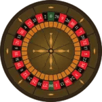 roulette wheel with 2 zero american style