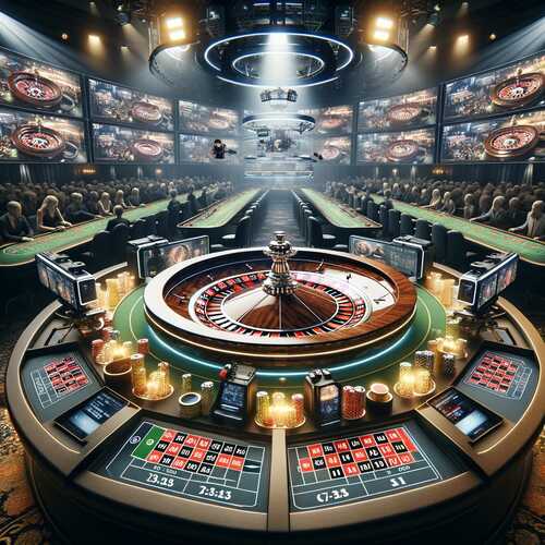 Immersive roulette, A live roulette variant with multiple camera angles and slow-motion replays to create an immersive experience.