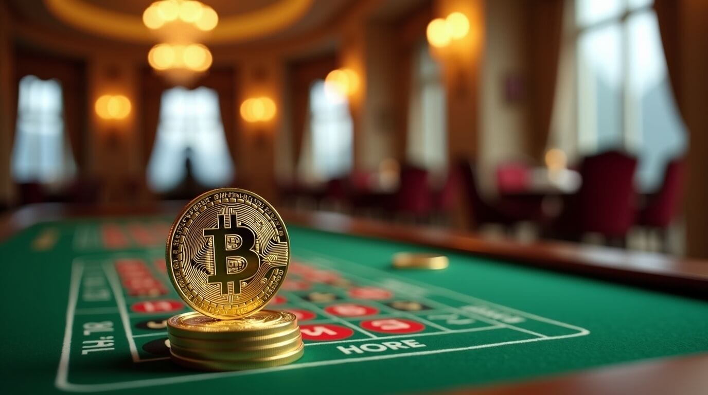bitcoin on tablegame in casino location